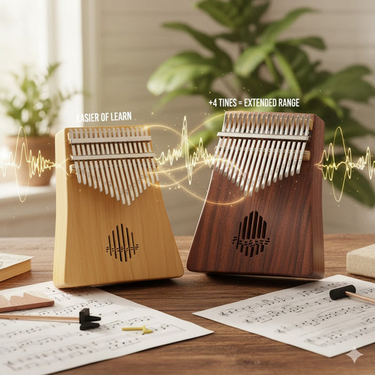 Stop Debating: 17-Key vs. 21-Key Kalimba—Which is Best for Beginners?