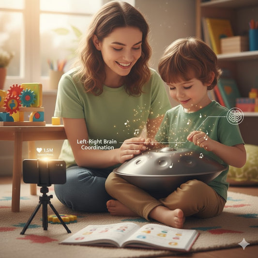 🚀 Go Viral! MoralGain® Master 22-inch Handpan: Launch Your Musical "Zen Journey"