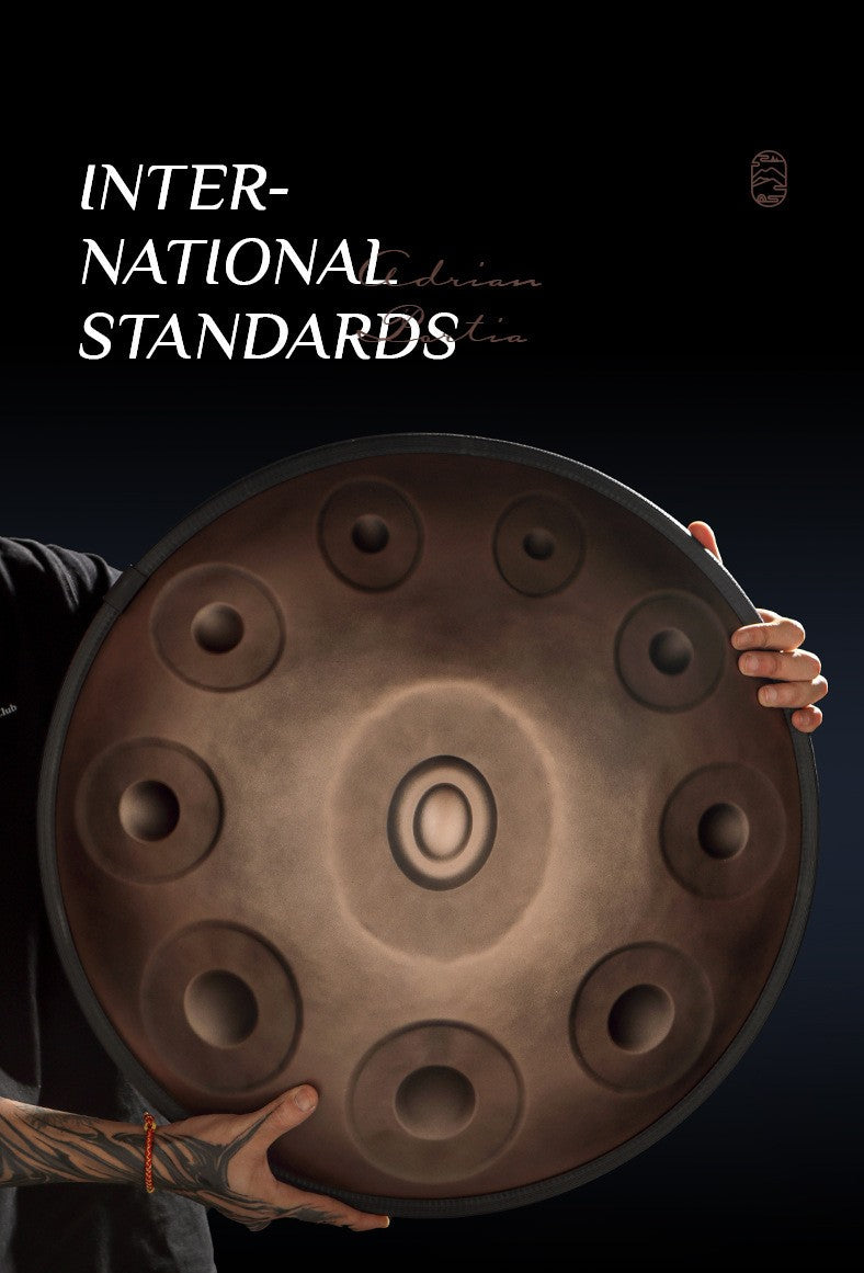 MoralGain® Master 22-inch 10-Note Handpan - D Minor High-Quality Practice Instrument for Beginners