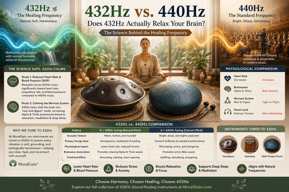 Does 432Hz Tuning Relax the Brain? 432Hz vs. 440Hz Sound Science