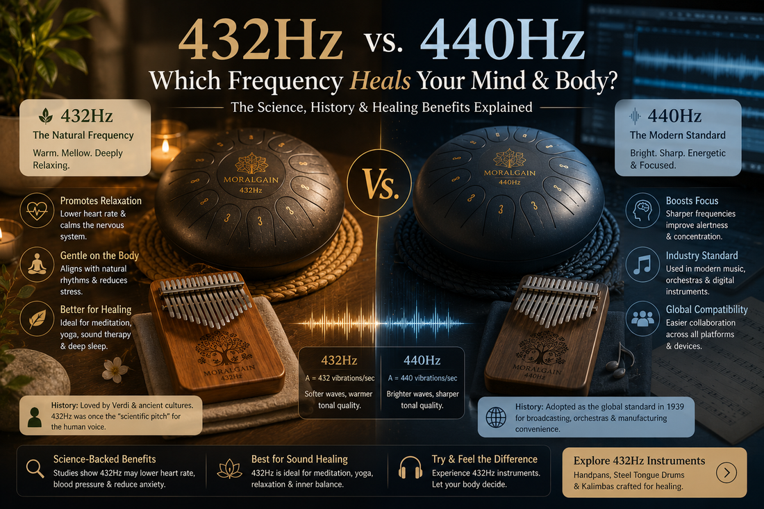 432Hz vs. 440Hz: Which Tuning Frequency is Best for Meditation and Healing?