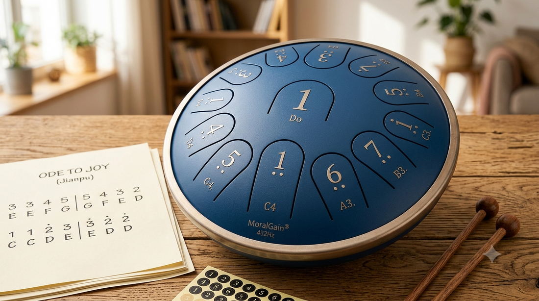15 Easy Songs to Play on a 11-Note Steel Tongue Drum (with Numbers/Tabs)