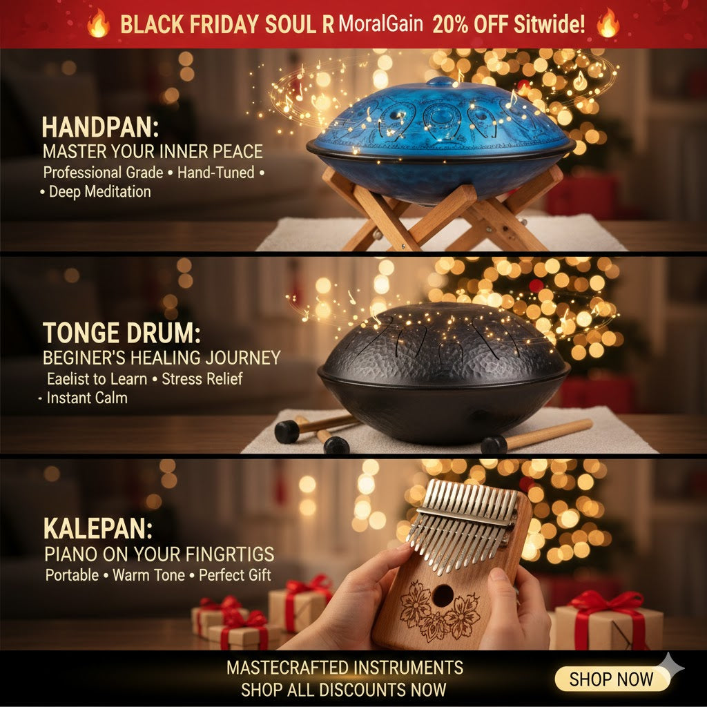🧘 MoralGain Resonance Event: Black Friday 20% OFF Sitewide! Start Your Healing Music Journey