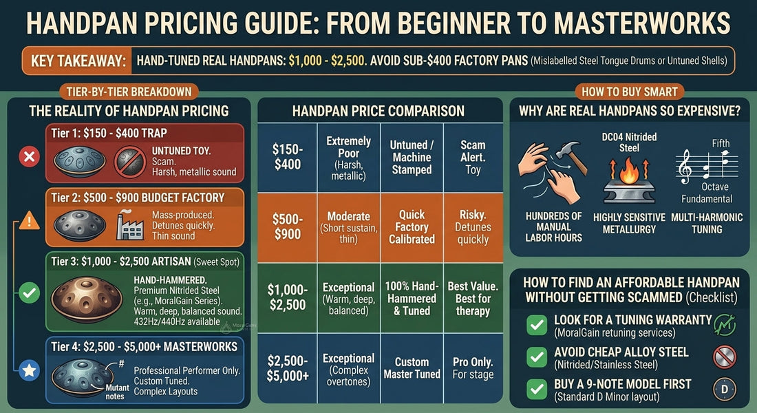 How Much Does a Handpan Cost? Beginners Buying Guide | MoralGain