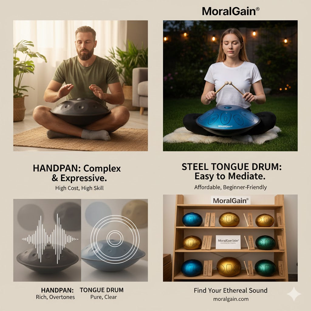 Handpan vs. Steel Tongue Drum: Which Calming Instrument Should You Buy First?