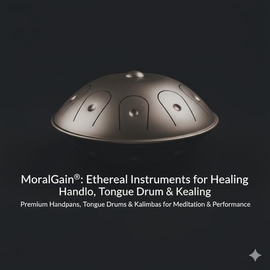 MoralGain®: Your Guide to Healing Handpans, Drums & Kalimbas