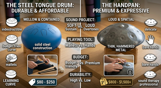 Handpan vs. Steel Tongue Drum: Which Instrument Should You Choose?