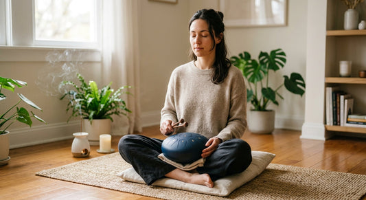How to Use a Steel Tongue Drum for Meditation: A Beginner Routine