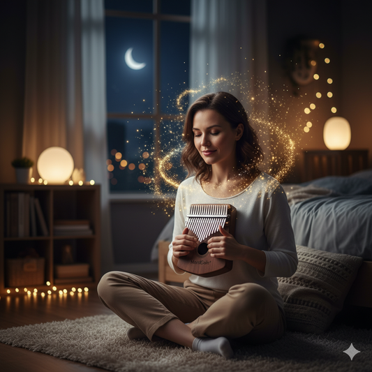 How Kalimba Helps with Meditation and Sleep: Unlocking the Healing Power of 'White Noise' at Your Fingertips