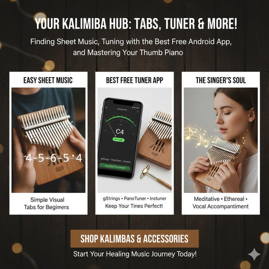 🎶 Your Kalimba Sheet Music Hub: Finding Tabs, Tuning with the Best Free Android Kalimba Tuner App, and More!
