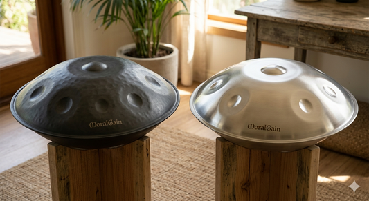 Nitrided Steel vs. Stainless Steel: Which MoralGain Handpan Resonates with Your Soul?