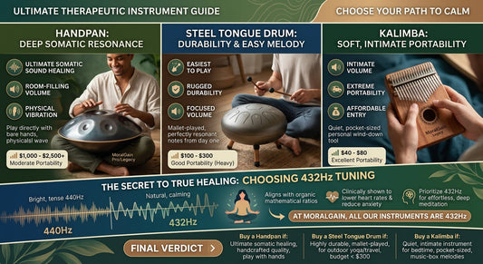 Handpan vs. Kalimba vs. Steel Tongue Drum: Which Is Right for You? | MoralGain