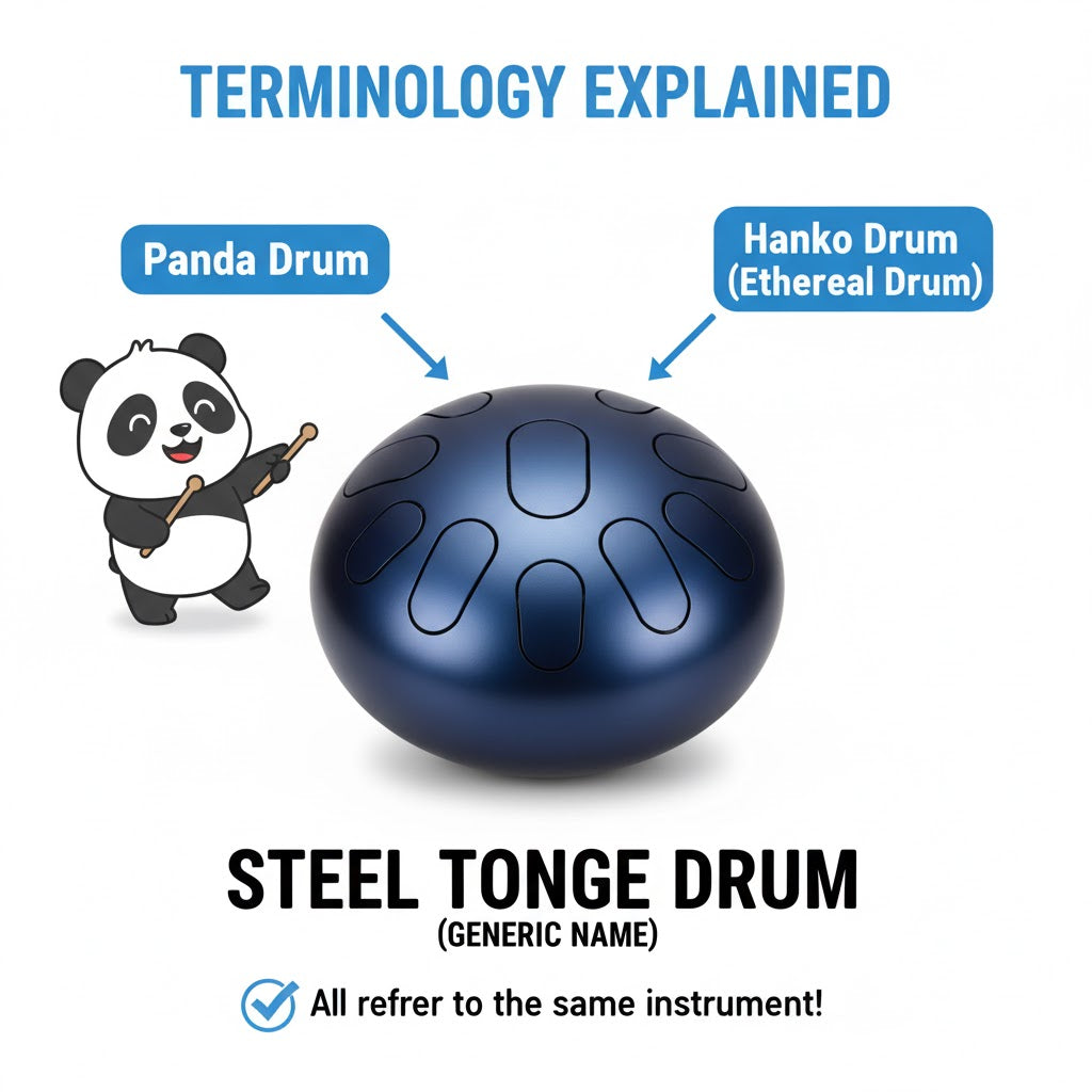 Panda Drum vs. Steel Tongue Drum: A Beginner's Guide to the Soothing Hanko Drum