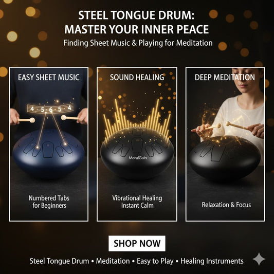 🥁 The Ultimate Guide to the Steel Tongue Drum: Finding Sheet Music and Playing for Meditation