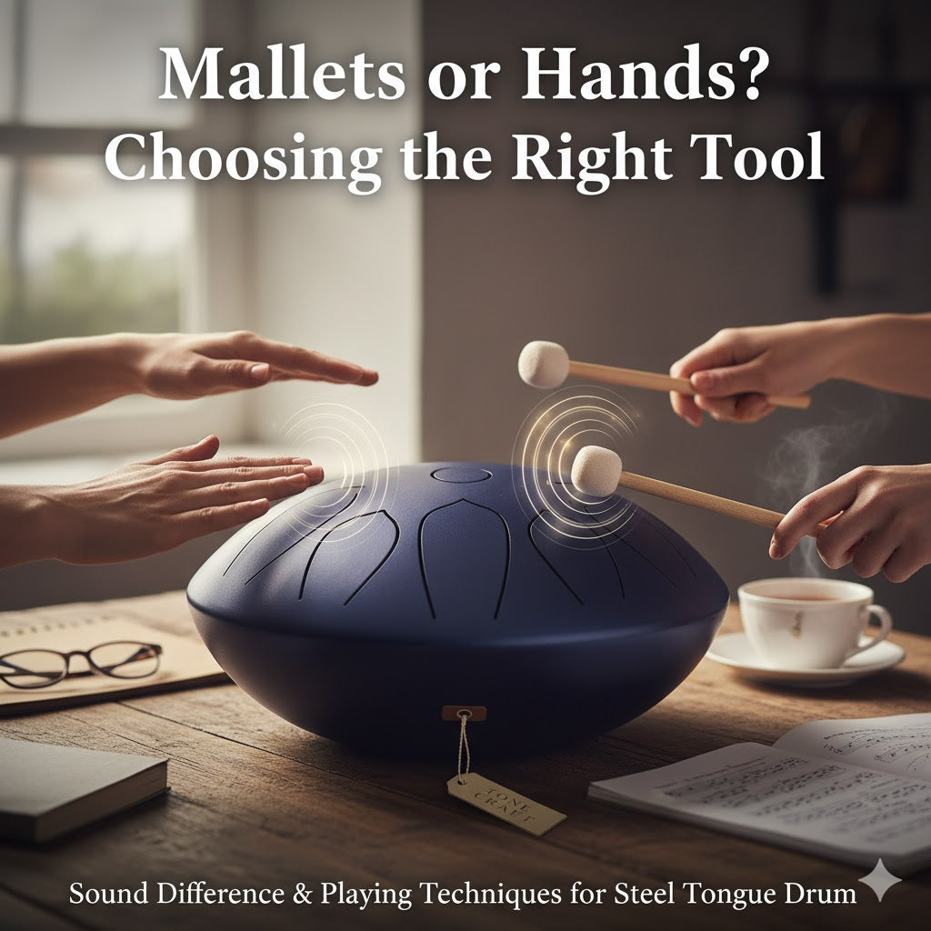Mallets or Hands? Choosing the Right Tool for Your Steel Tongue Drum