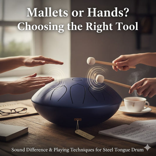Mallets or Hands? Choosing the Right Tool for Your Steel Tongue Drum