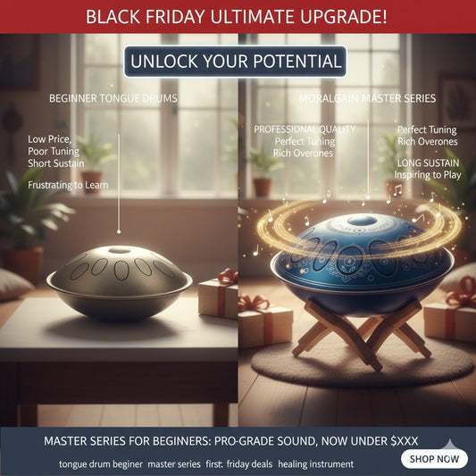 🌟 A Must-Read for Beginners: Why Black Friday is the Best Time to Get Your First MoralGain Master Series Tongue Drum