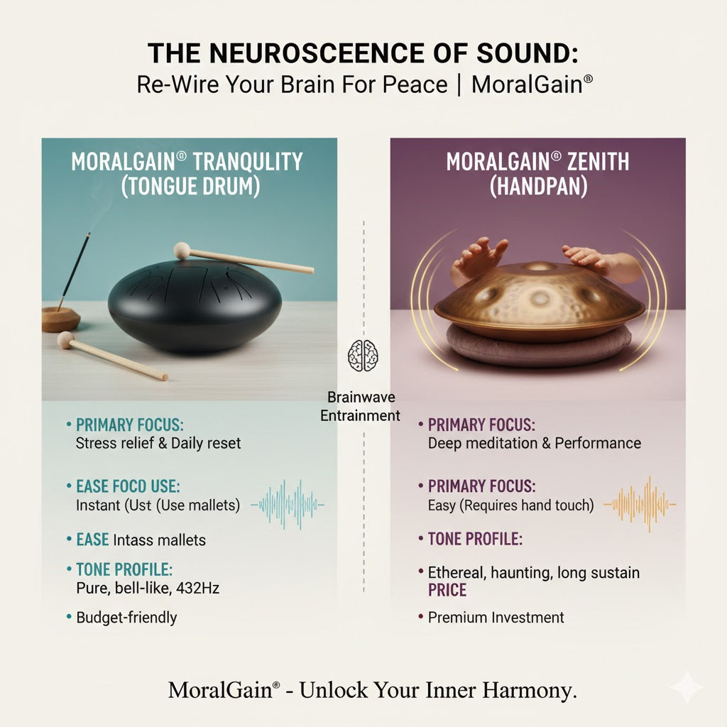 The Neuroscience of Sound: How Tongue Drums Re-Wire Your Brain for Peace