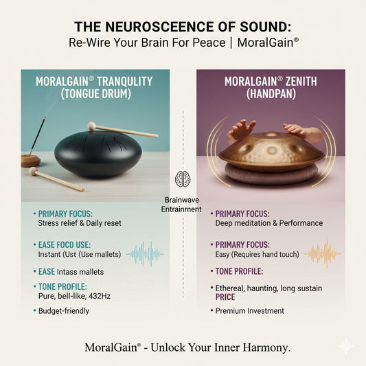 The Neuroscience of Sound: How Tongue Drums Re-Wire Your Brain for Peace