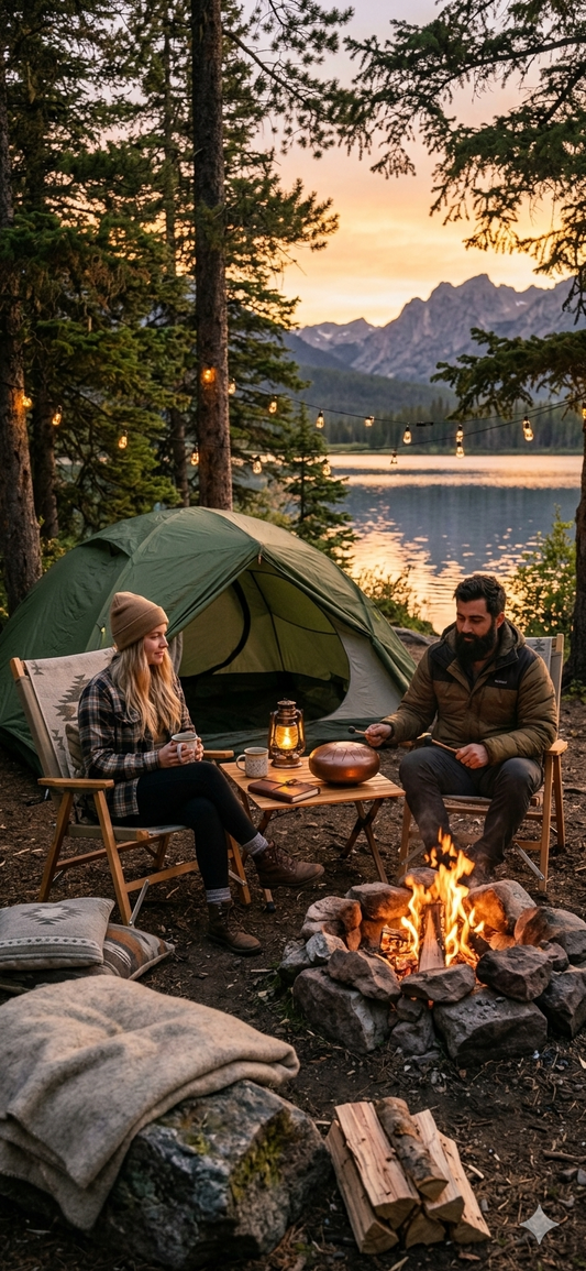 Acoustic Campfire Aesthetics: Ditching the Guitar for a Portable Tongue Drum on Your Next Glamping Trip