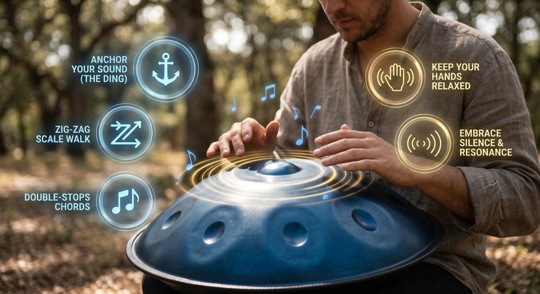 How to Play D Minor Handpan Music Without Any Music Theory