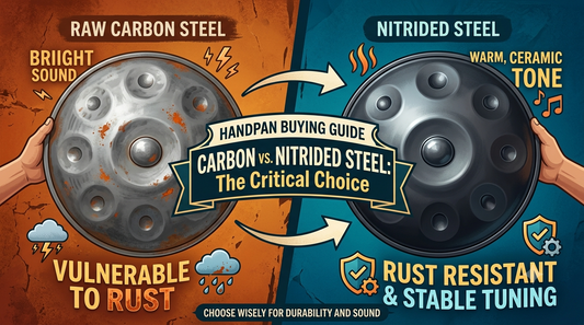 Why Carbon Steel Handpans Sound Different Than Nitrided Steel (And Which to Buy)