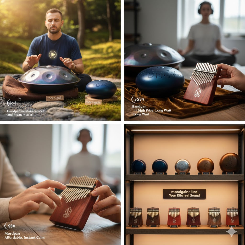 Handpan, Steel Tongue Drum & Kalimba: How Healing Instruments are Redefining Relaxation Music