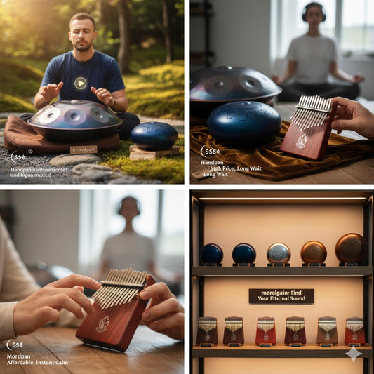 Handpan, Steel Tongue Drum & Kalimba: How Healing Instruments are Redefining Relaxation Music