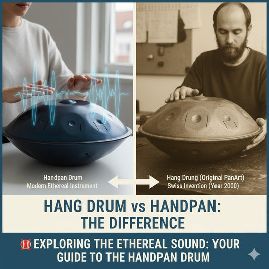 🥁 Exploring the Ethereal Sound: A Beginner's Guide to the Handpan Drum and the Difference from the Hang Drum