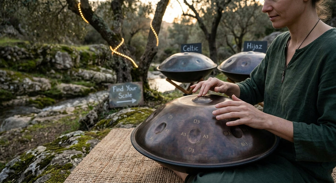 Handpan Scales Explained: D Kurd, Celtic, Hijaz and More