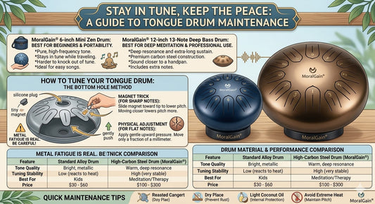 Steel Tongue Drum Out of Tune? How to Re-Tune It Using the Magnet Trick