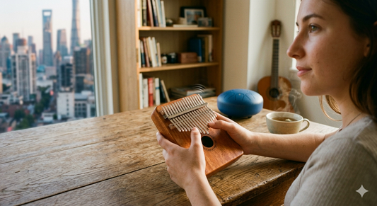 The Physics of Peace: Why Kalimba Frequencies Actually Stop Anxious Thoughts.