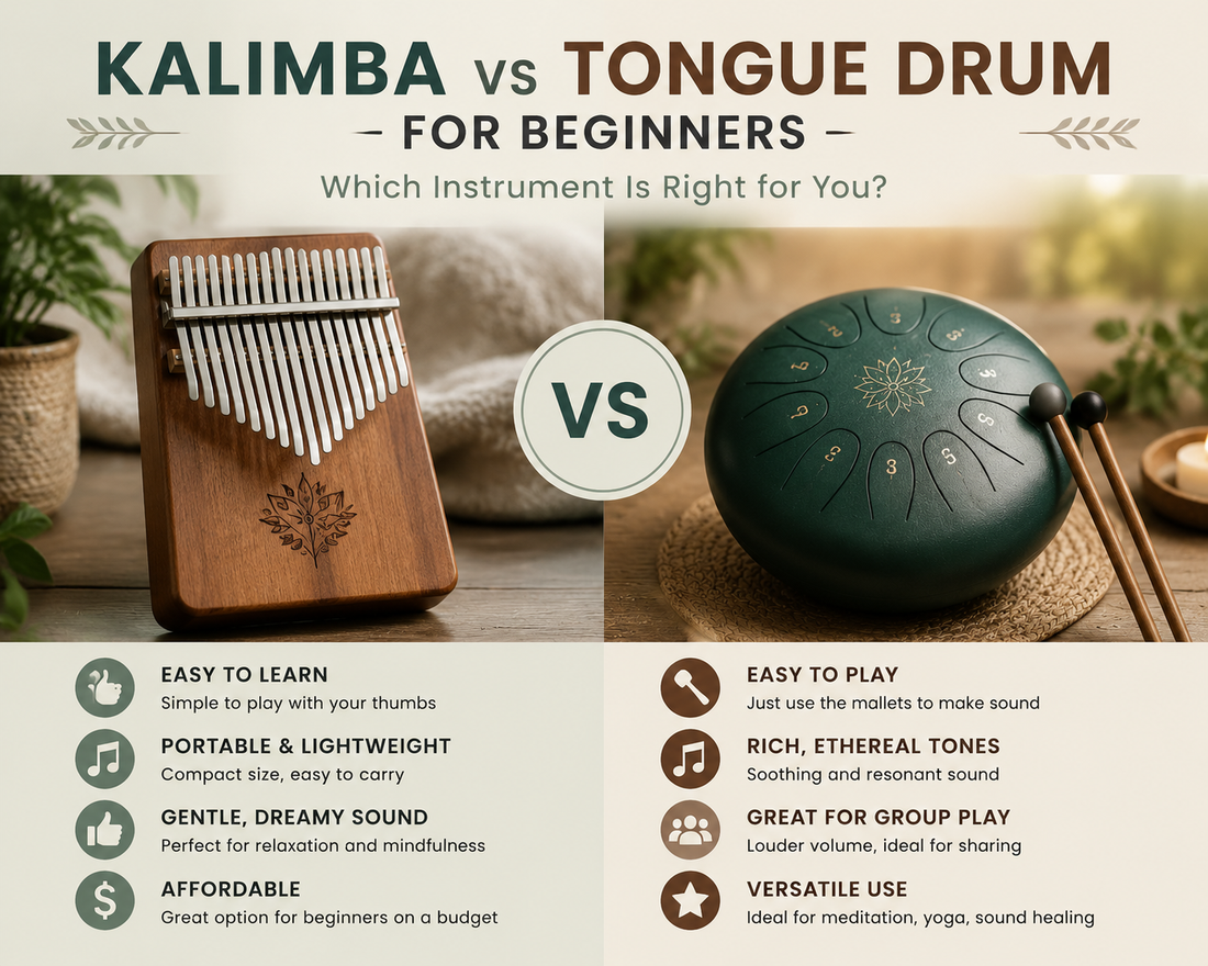 Kalimba vs Tongue Drum for Beginners: Which Is Right for You?