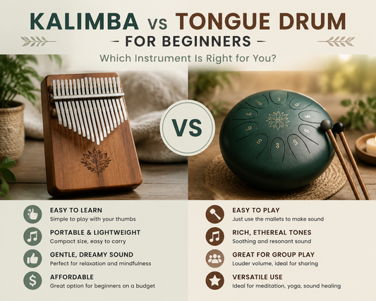 Kalimba vs Tongue Drum for Beginners: Which Is Right for You?
