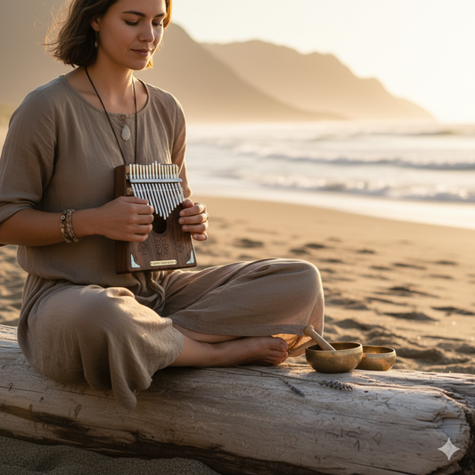 When the Kalimba Meets Nature: A Healing Feast for the Eyes and Ears