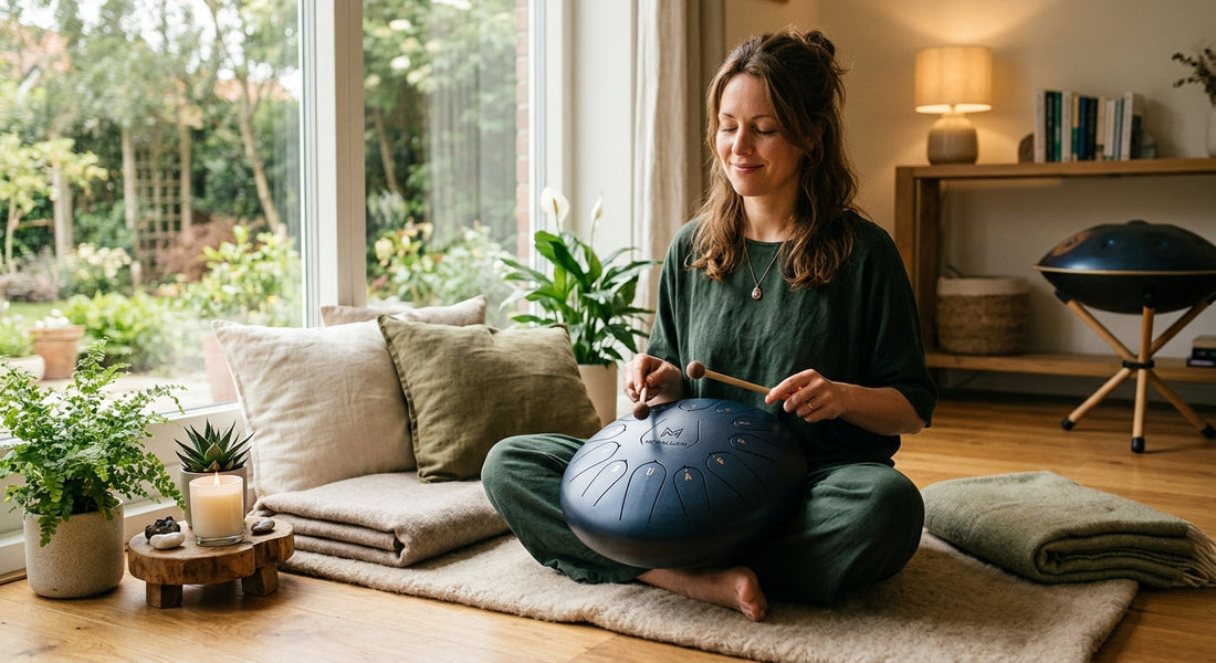 How Steel Tongue Drums Help Relieve Stress and Promote Deep Meditation