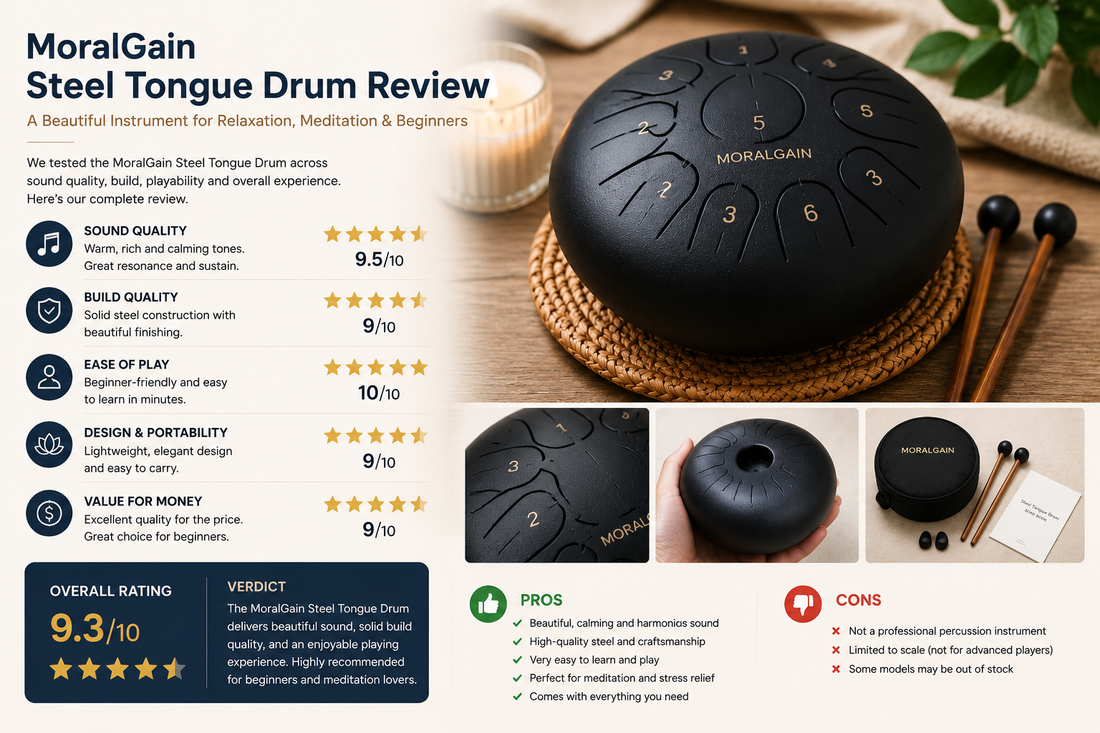 MoralGain Steel Tongue Drum Review: Is It Worth Buying for Meditation and Beginners?