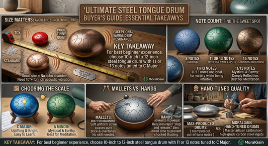 Best Steel Tongue Drum for Beginners: Size, Notes & Tuning Guide | MoralGain