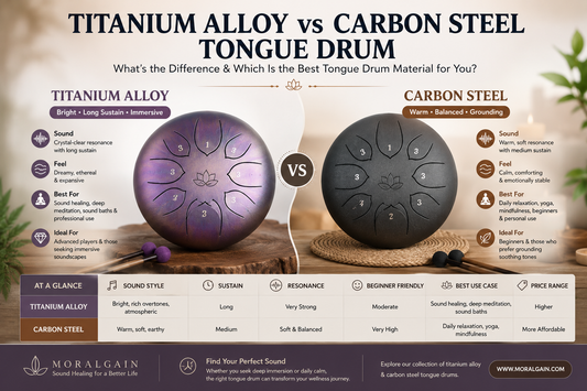 Titanium Alloy vs Carbon Steel Tongue Drum: What’s the Difference?