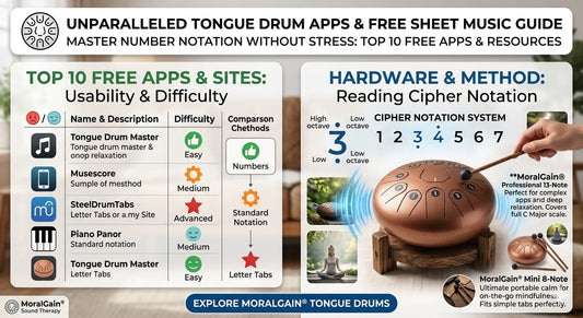 Top 10 Free Apps for Tongue Drum Sheet Music & Easy Songs