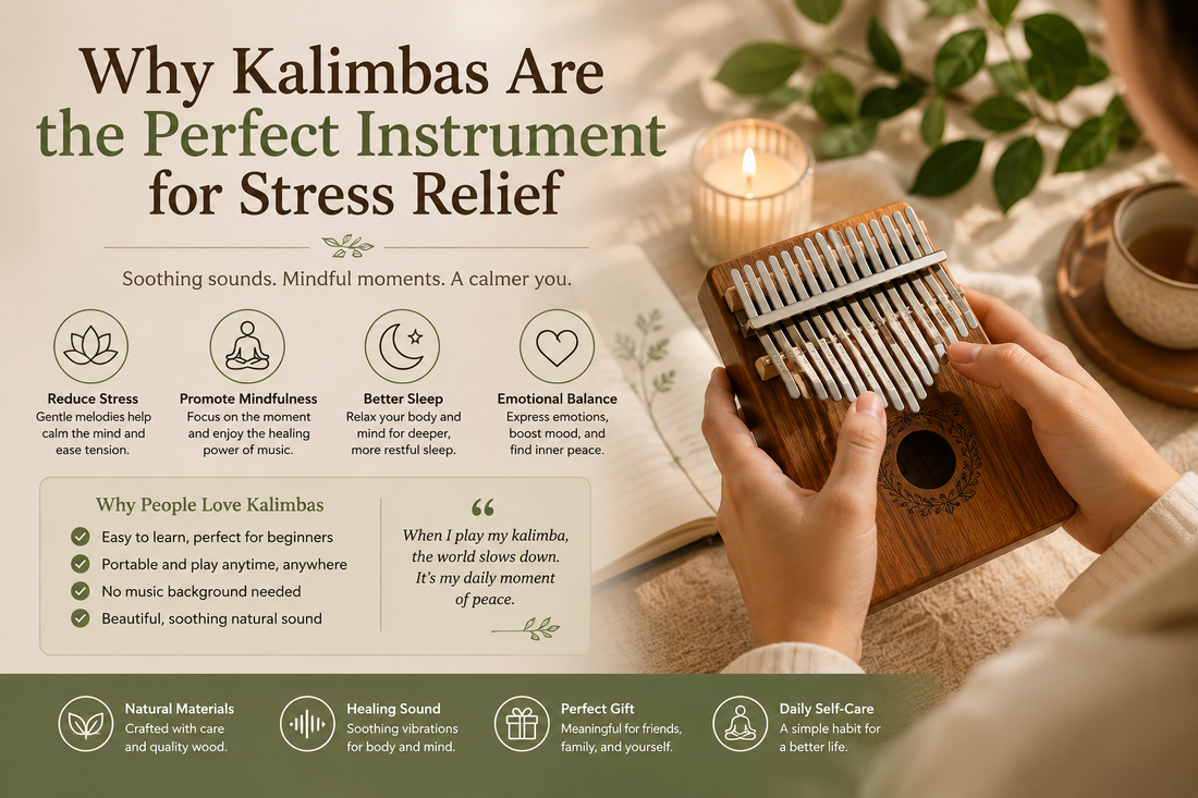 Why Kalimbas Are the Perfect Instrument for Stress Relief