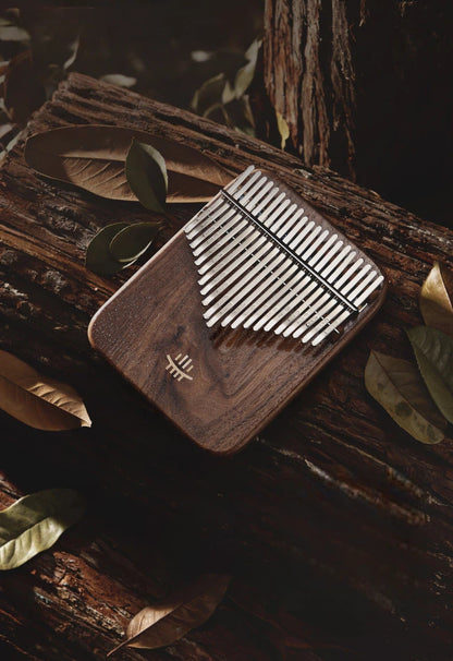 MoralGain® Master 21-Key Round-Edge Solid Wood Flat Board Kalimba
