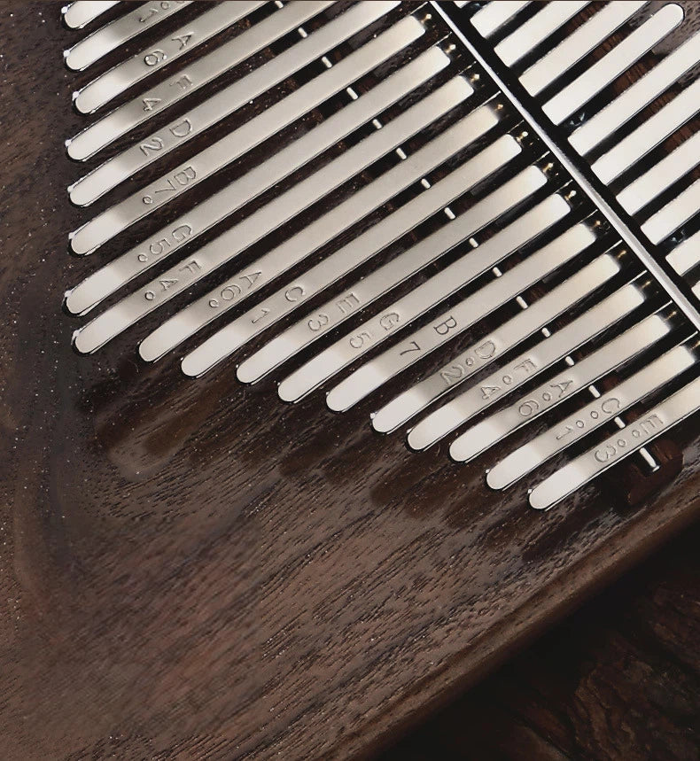 MoralGain® Master 21-Key Round-Edge Solid Wood Flat Board Kalimba